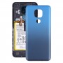 Couverture arrière de la batterie pour Motorola Moto E7 Plus XT2081-1 (Bleu)
