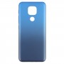 Задняя крышка батареи для Motorola Moto E7 PLUS XT2081-1 (синий)