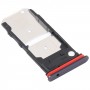Plateau de carte SIM + plateau de cartes Micro SD pour Motorola Moto Edge + (Noir)