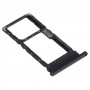 Vassoio della scheda SIM + vassoio della scheda micro SD per Motorola Moto G8 Play XT2015 XT2015-2 (Nero)