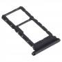 Bandeja de tarjeta SIM + Bandeja de tarjeta Micro SD para MOTOROLA MOTO G8 Play XT2015 XT2015-2 (Negro)