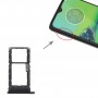 Лоток для SIM-картки + лоток для карток Micro SD для Motorola Moto G8 Play Xt2015 xt2015-2 (чорний)