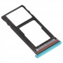 SIM-Karten-Tablett + Micro SD Kartenablage für Motorola Moto One Action XT2013-1 XT2013-2 XT2013-4 (grün)