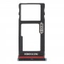 Bandeja de tarjeta SIM + bandeja de tarjeta Micro SD para Motorola Moto One Vision / P50 (Negro)