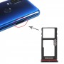 Motorola Moto One Vision / P50（ブラック）用SIMカードトレイ+マイクロSDカードトレイ