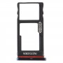 Plateau de carte SIM + plateau de carte Micro SD pour Motorola Moto One Vision / P50 (Bleu)