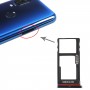 SIMカードトレイ+マイクロSDカードトレイ用Motorola Moto One Vision / P50（青）