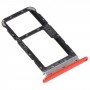 SIM Card Tray + SIM Card Tray / Micro SD Card Tray for Motorola Moto E7 Power PAMH0001IN PAMH0010IN PAMH0019IN (Red)