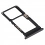 SIM Card Tray + Micro SD Card Tray for Motorola Moto G Stylus (Black)