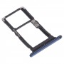 SIM-Karten-Tablett + SIM-Karten-Tablett / Micro SD-Karten-Tablett für Motorola One Hyper XT2027 XT2027-1 (blau)
