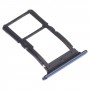 Taca karta SIM + Taca karta SIM / Micro SD Card Tray for Motorola One Hyper XT2027 XT2027-1 (niebieski)