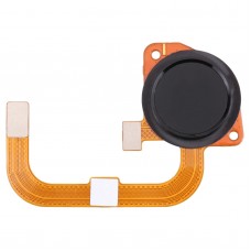 Cable flexible del sensor de huellas dactilares para Motorola Moto G Play (2021) (Negro)