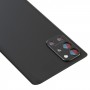 סוללה כיסוי אחורי עם עדשת מצלמה עבור Oneplus 9R (פרוסטד שחור)