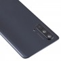 Batterie-Back-Abdeckung mit Kameraobjektivabdeckung für OnePlus Nord Ce 5g (schwarz)