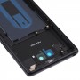 Copertura posteriore della batteria con cornice centrale e copertura dell'obiettivo della fotocamera per Sony Xperia 8 (nero)
