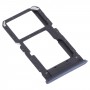 Tarjeta SIM Tray + Tarjeta SIM Tray / Micro SD Tarjeta Bandeja para OnePlus Nord N10 5G (Negro)