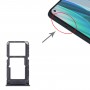 Tarjeta SIM Tray + Tarjeta SIM Tray / Micro SD Tarjeta Bandeja para OnePlus Nord N10 5G (Negro)