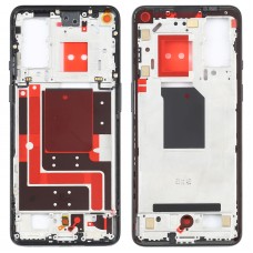 Placa de bisel del marco medio para OnePlus 9 (versión Dual SIM IN / CN) (Negro)
