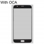 Frontskärm Yttre glaslins med OCA optiskt klart lim för OnePlus 5