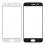 Dla OnePlus 5 Ekran przedni zewnętrzny szklany obiektyw (biały)