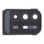 Cache de l'objectif de caméra pour Oppo A95 Pelm00 (Noir)