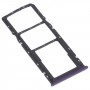 SIM卡托盘+ SIM卡托盘+ Micro SD卡托盘用于OPPO Realme 5（紫色）