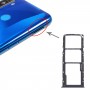 SIM-kortfack + SIM-kortfack + Micro SD-kortfack för Oppo RealMe 5 (lila)