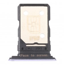 מגש כרטיס ה- SIM + מגש כרטיס ה- SIM עבור OPPO Realme X7 Pro (סגול)
