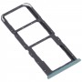 SIM-Karten-Tablett + SIM-Karten-Tablett + Micro SD-Karten-Tablett für Oppo-Realme 7i RMX2103 (grün)