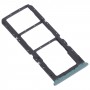 SIM卡托盘+ SIM卡托盘+ Micro SD卡托盘用于OPPO Realme 7i RMX2103（绿色）