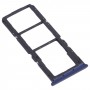 SIM-kortfack + SIM-kortfack + Micro SD-kortfack för Oppo Realme C17 RMX2101 (blå)