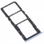 SIM卡托盘+ SIM卡托盘+ Micro SD卡托盘用于OPPO Realme C12 RMX2189（蓝色）