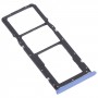 SIM-Karten-Tablett + SIM-Karten-Tablett + Micro SD-Karten-Tablett für Oppo-Realme 7 5G RMX2111 (blau)