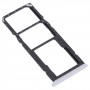 SIM Card Tray + SIM Card Tray + Micro SD Card Tray for OPPO Realme 7 (Asia) RMX2151, RMX2163 (Silver)