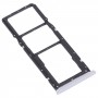 SIM Card Tray + SIM Card Tray + Micro SD Card Tray for OPPO Realme 7 (Asia) RMX2151, RMX2163 (Silver)