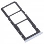 Tarjeta SIM Tray + Tarjeta SIM Tray + Micro SD Tarjeta Bandeja para OPPO Realme 7 (Asia) RMX2151, RMX2163 (blanco)