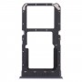 SIM Card Tray + SIM Card Tray / Micro SD Card Tray for OPPO Realme V5 5G (Black)