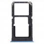 SIM Card Tray + SIM ბარათის უჯრა / მიკრო SD ბარათის უჯრა Oppo Realme V5 5G (ლურჯი)