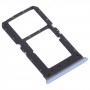 SIM卡托盘+ SIM卡托盘/ Micro SD卡托盘用于Oppo Realme V5 5G（银色）