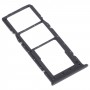 SIM Card Tray + SIM Card Tray + Micro SD Card Tray for OPPO Realme 6 Pro RMX2061, RMX2063 (Black)