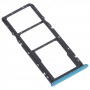 SIM Card Tray + SIM Card Tray + Micro SD Card Tray for OPPO Realme C3 RMX2027, RMX2020, RMX2021 (Blue)