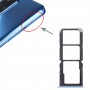 SIM卡托盘+ SIM卡托盘+ Micro SD卡托盘用于Oppo Realme V13 5G（银色）