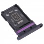 SIM Card Tray + Sim Card Tray for Oppo Realme X50 PRO 5G RMX2075, RMX2071, RMX2076 (შავი)