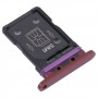 SIM卡托盘+ SIM卡托盘用于OPPO REALME X50 PRO 5G RMX2075，RMX2071，RMX2076（红色）