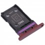 Taca karta SIM + taca karta SIM dla Oppo Realme X50 Pro 5G RMX2075, RMX2071, RMX2076 (czerwony)