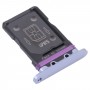 SIM-картковий лоток + лоток SIM-карти для Oppo Realme X50 Pro 5G RMX2075, RMX2071, RMX2076 (срібло)