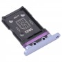 Tarjeta SIM Tray + Bandeja de tarjetas SIM para OPPO Realme X50 Pro 5G RMX2075, RMX2071, RMX2076 (Plata)