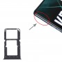 Vassoio della scheda SIM + vassoio della scheda della scheda SIM / vassoio della scheda Micro SD per OPPO K7X / RealMe V5 / Realme Q2 Perm00 (nero)