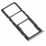 SIM卡托盘+ SIM卡托盘+ Micro SD卡托盘用于OPPO Realme 7i（Global）（绿色）