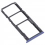 SIM-Karten-Tablett + SIM-Karten-Tablett + Micro SD-Karten-Tablett für Oppo-Realme Narzo 20 (blau)